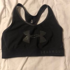 Black under armour sports bra. Size medium.